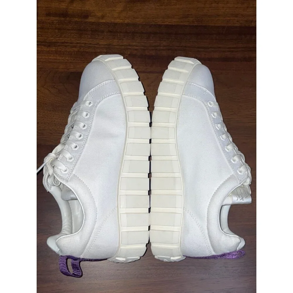 Eytys Odessa Canvas Sneakers in White 41 10 Womens New Nib With Box shoes
